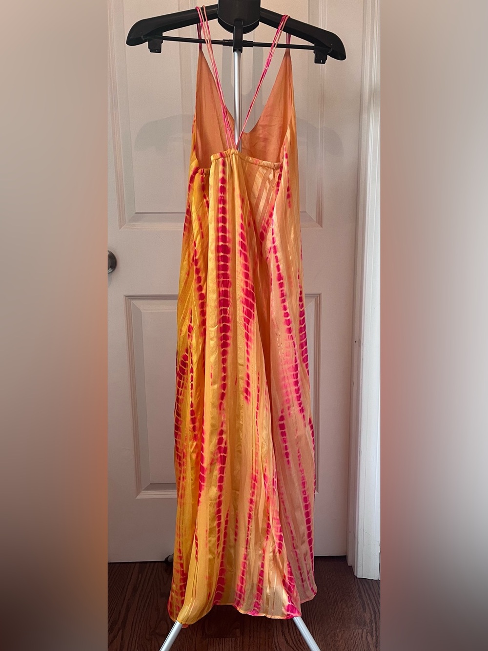 NWT Anthropologie Rdalamal Silk Tie Dye Dress - Size 4 - Picture 4 of 10